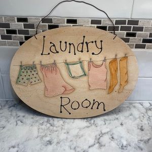Laundry room sign